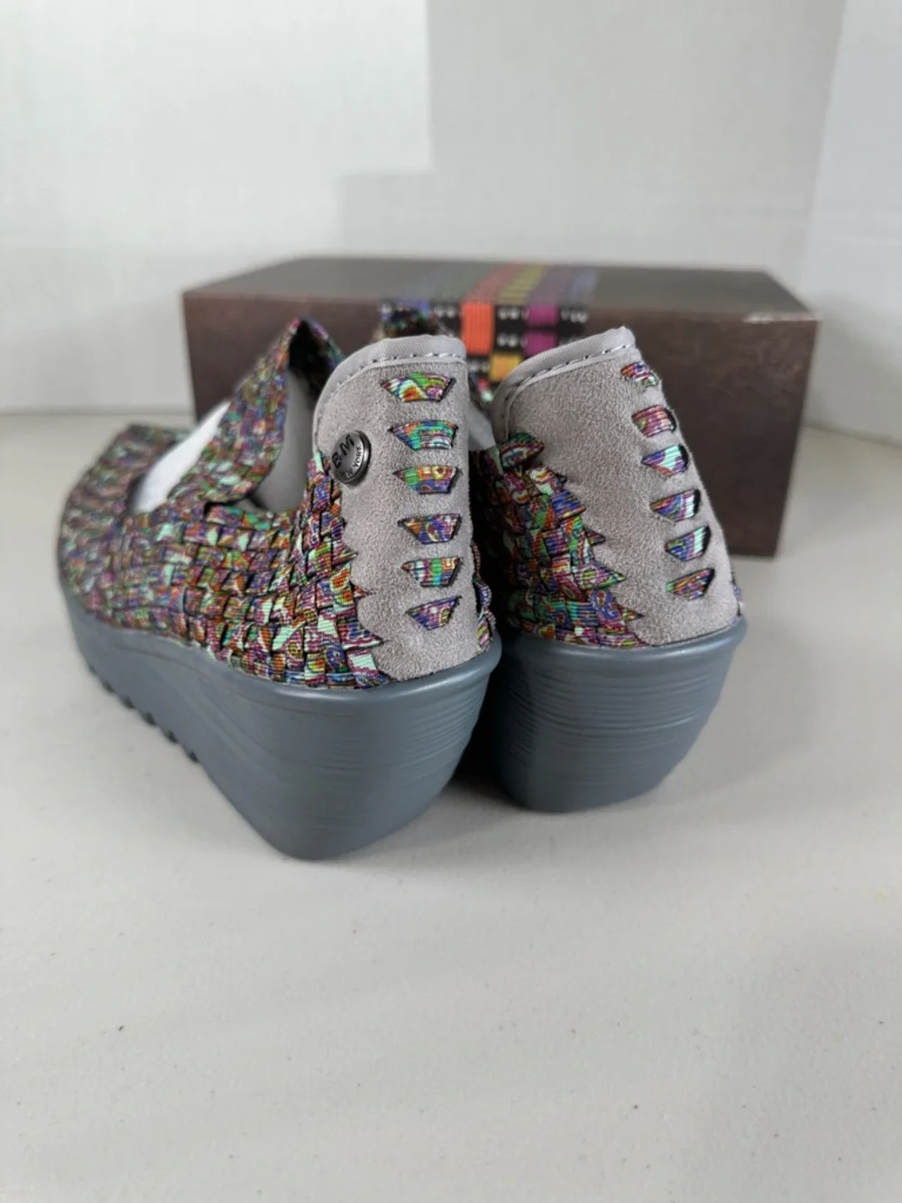 bernie mev. Multicolor Woven Mary Jane Flats - Picture 4 of 5